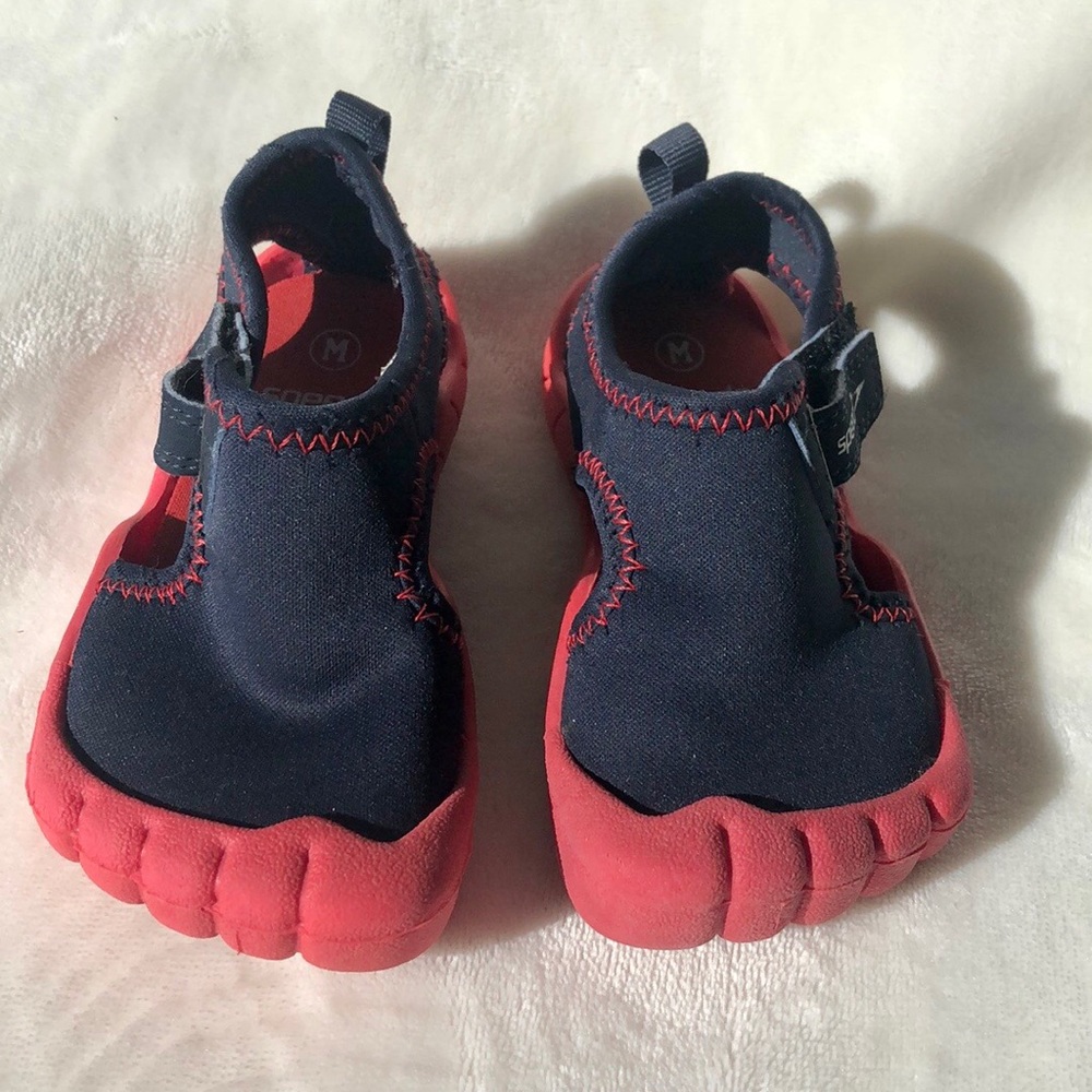 Speedo Toddler Blue/Red Hybrid Water Shoes - Picture 2 of 6
